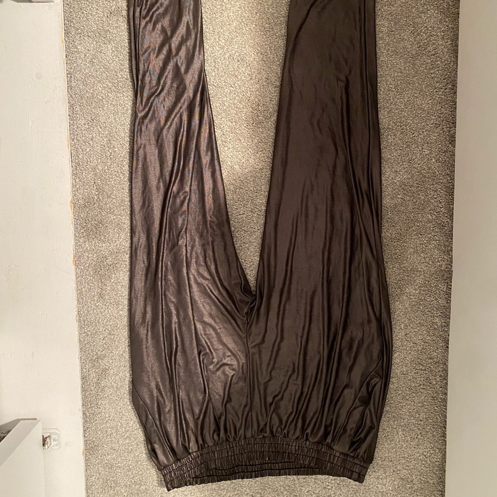 Shimmery gold pants